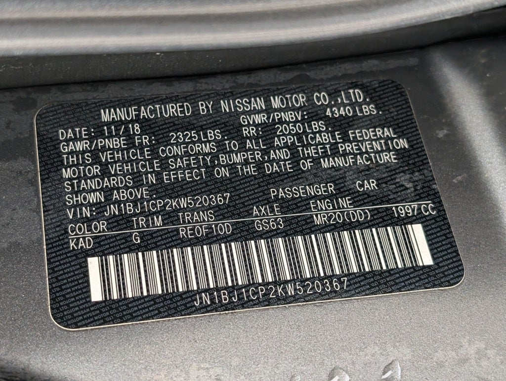 2019 Nissan Rogue Sport S CLEAN CARFAX