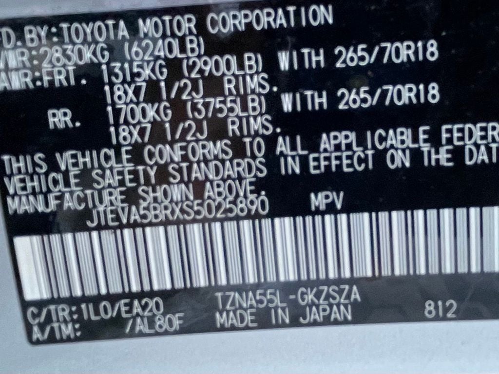 2025 Toyota 4Runner TRD Off-Road TRD / ONE OWNER / 4X4