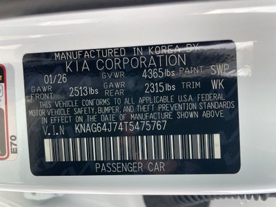 2026 Kia K5 GT-Line