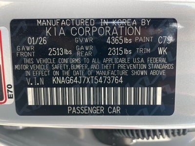 2026 Kia K5 GT-Line