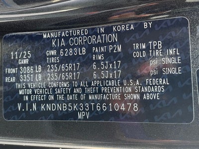 2026 Kia Carnival LXS