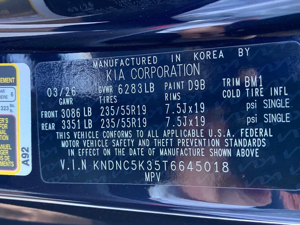 2026 Kia Carnival EX