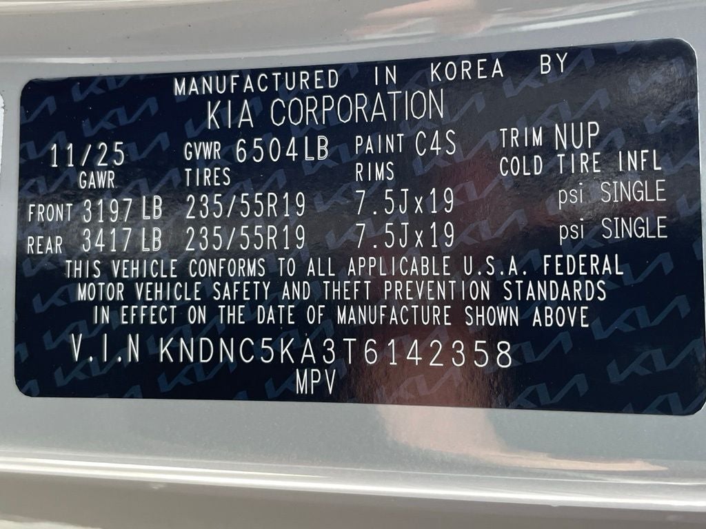 2026 Kia Carnival Hybrid EX