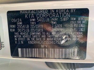 2025 Kia Sorento Hybrid EX MOONROOF / HEATED SEATS / LEATHER / 3RD ROW