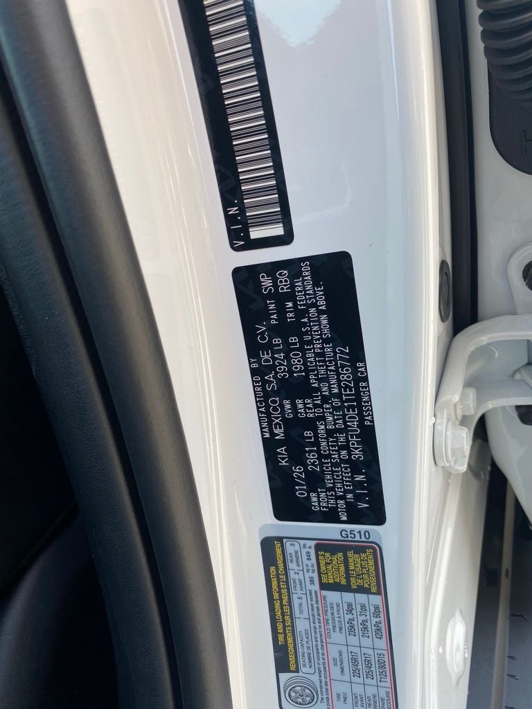 2026 Kia K4 EX