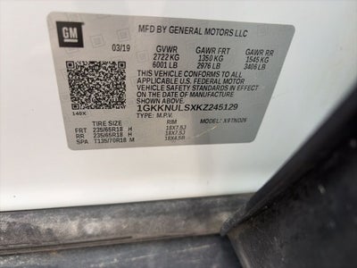 2019 GMC Acadia SLT-1 AWD 3RD ROW