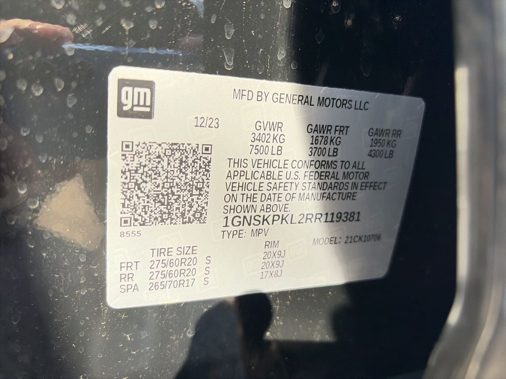 2024 Chevrolet Tahoe Z71 LUXURY PACKAGE, PANO ROOF, 2ND ROW BUCKETS