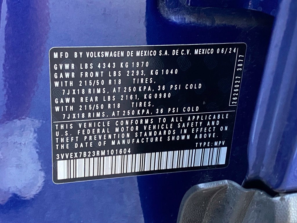 2024 Volkswagen Taos 1.5T SE