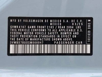 2025 Volkswagen Jetta 1.5T Sport