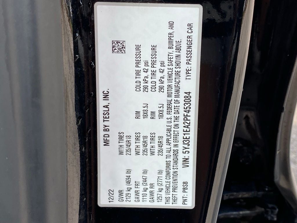 2023 Tesla Model 3 Base