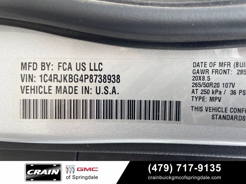 2023 Jeep Grand Cherokee L Limited