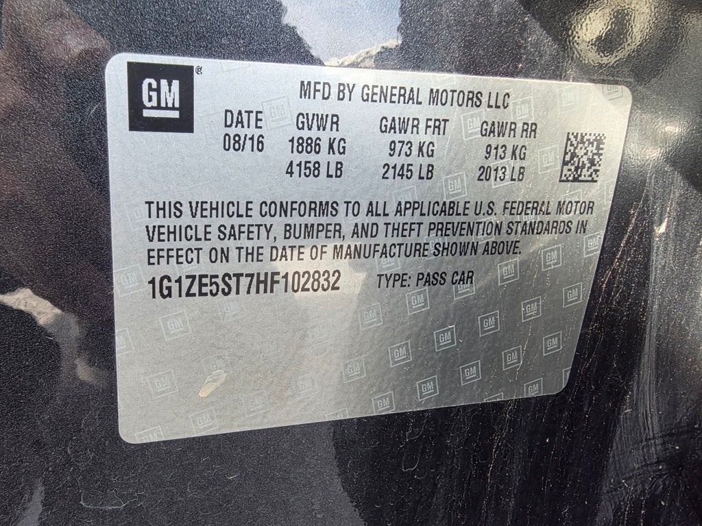 2017 Chevrolet Malibu LT 1LT