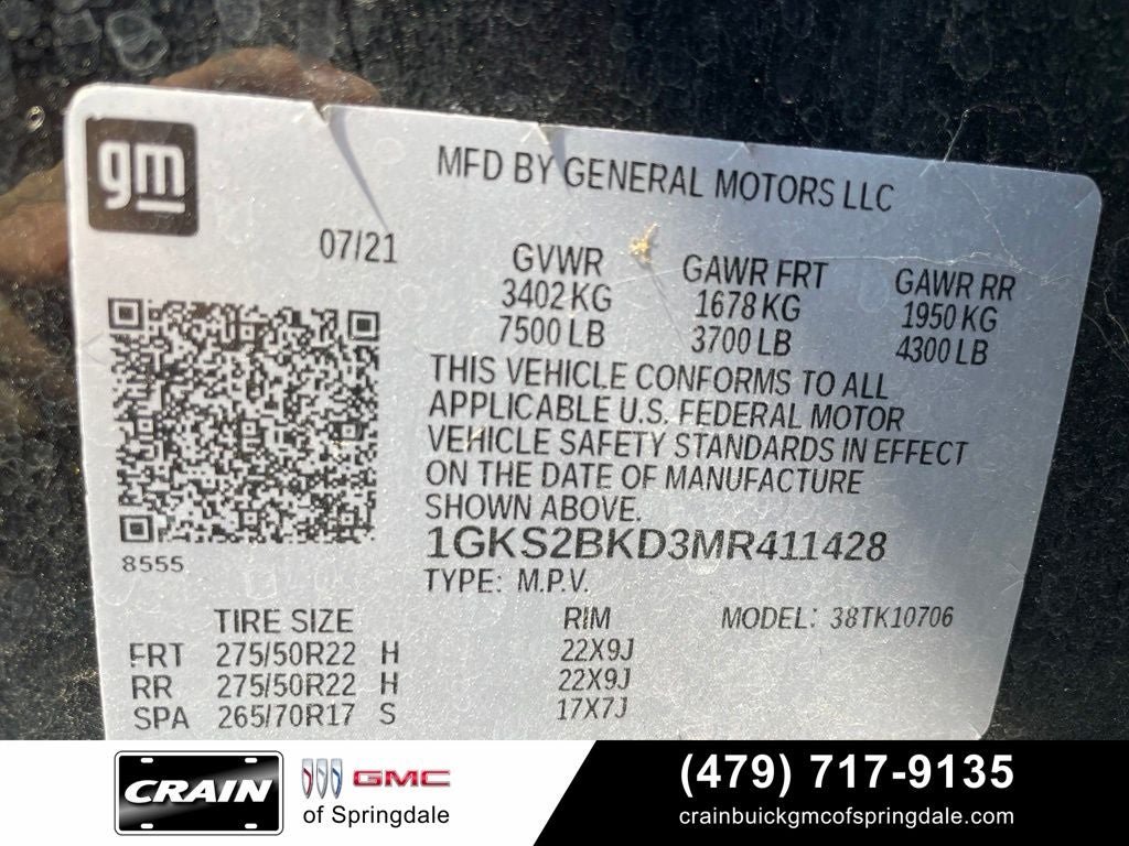 2021 GMC Yukon SLT PREMIUM & LUXURY PACKAGE