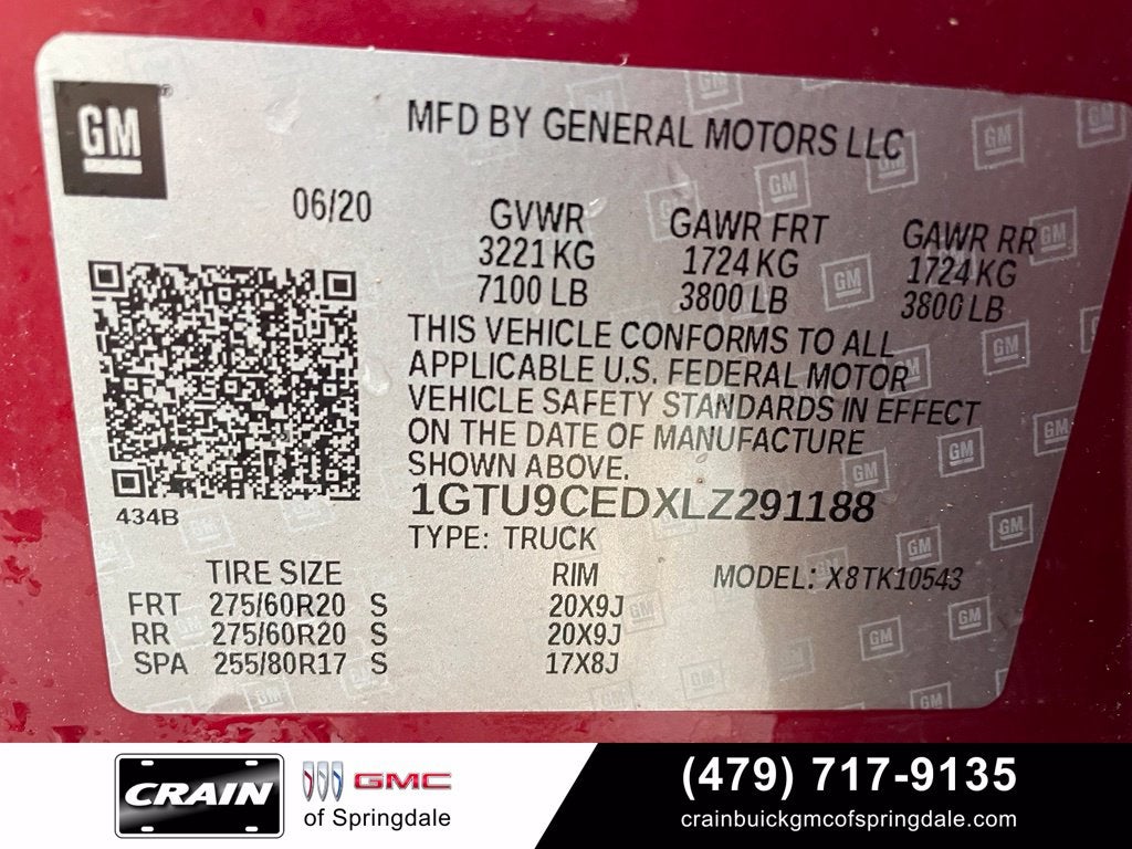 2020 GMC Sierra 1500 Elevation