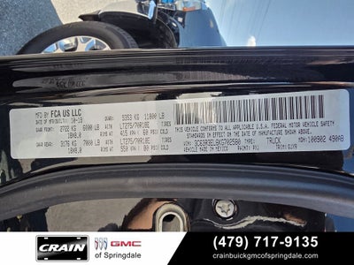 2019 RAM 3500 Laramie Cummins 6.7L Turbo Diesel