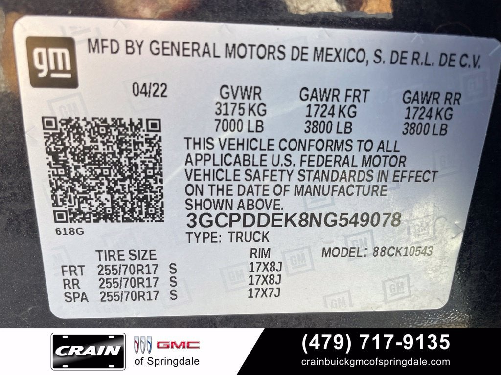 2022 Chevrolet Silverado 1500 LT LT1