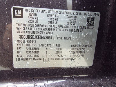 2014 Chevrolet Silverado 1500 LTZ 2LZ