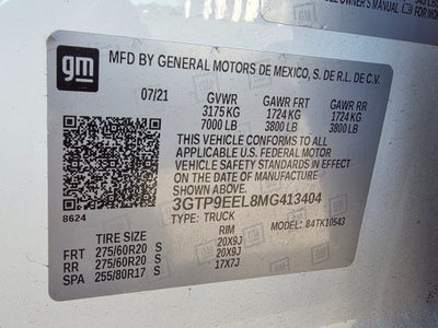 2021 GMC Sierra 1500 AT4