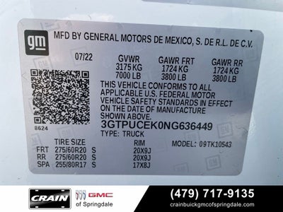 2022 GMC Sierra 1500 Elevation