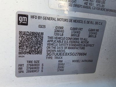 2025 GMC Sierra 1500 AT4