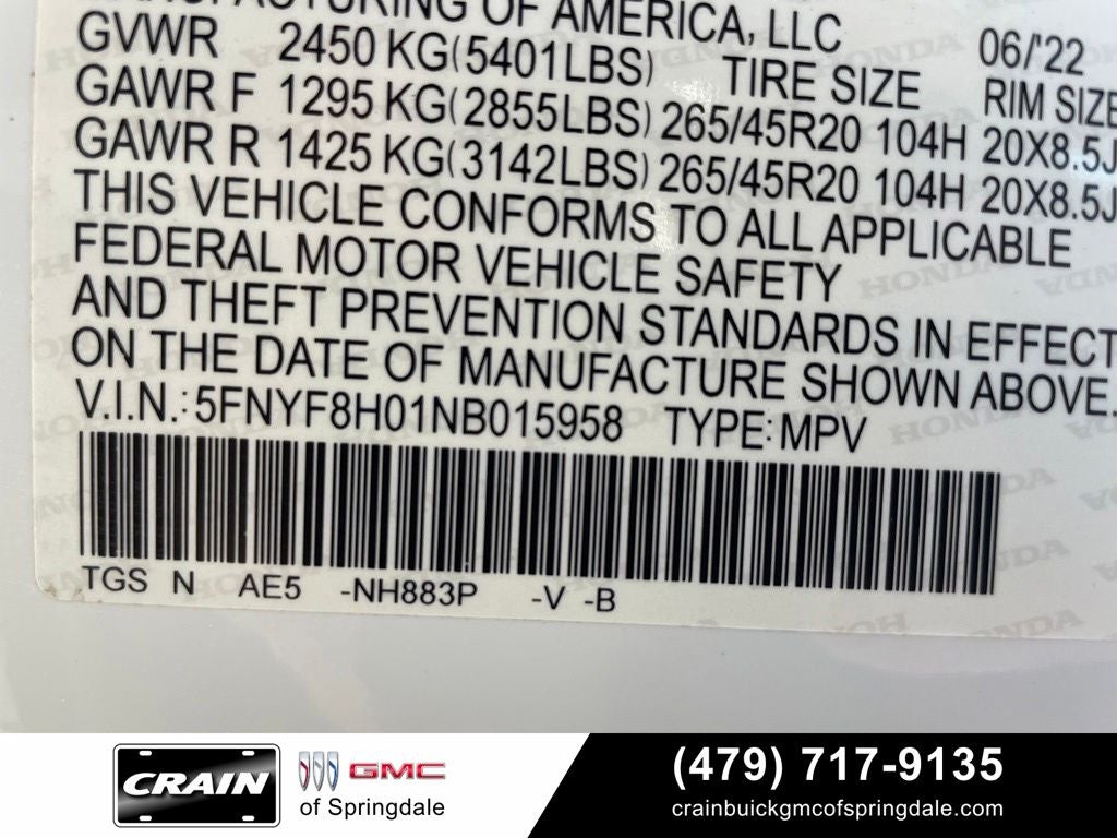 2022 Honda Passport Elite