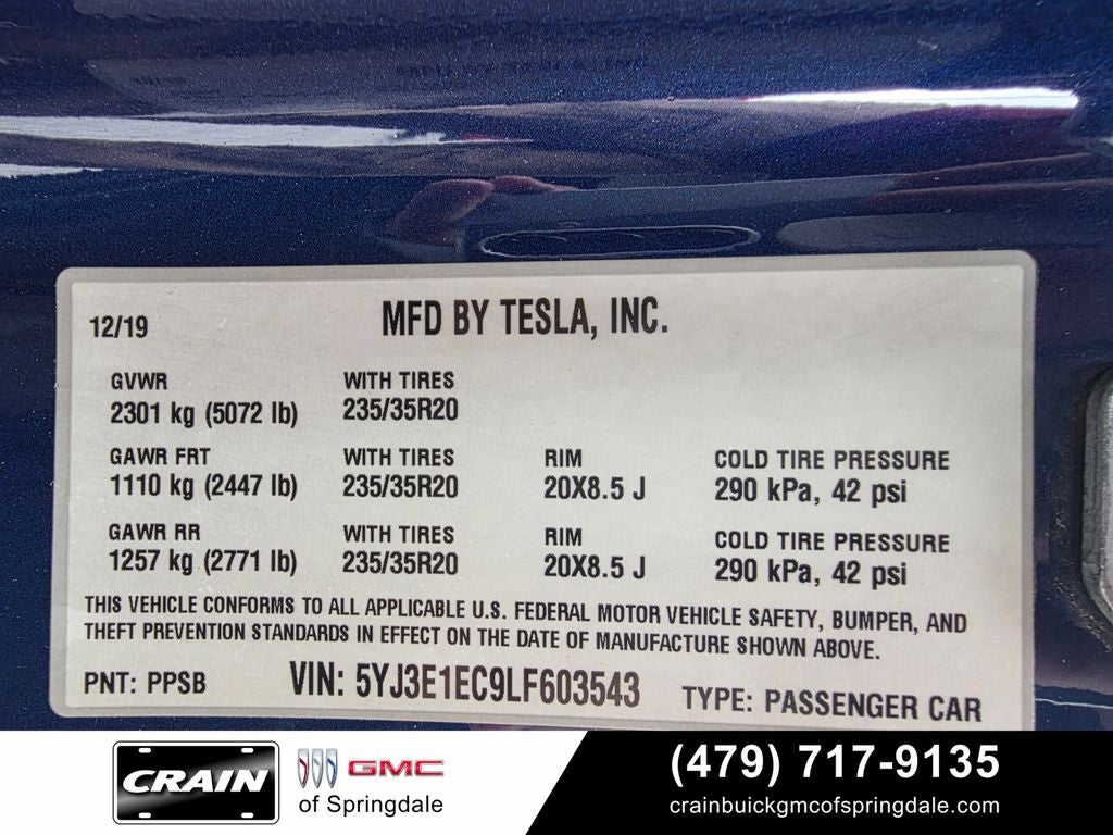 2020 Tesla Model 3 Performance