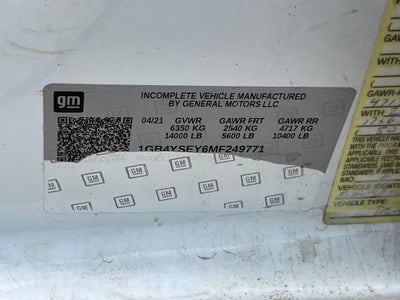 2021 Chevrolet Silverado 3500 HD Chassis Cab Work Truck