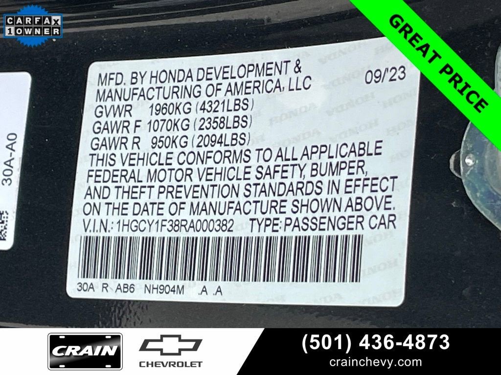 2024 Honda Accord Sedan EX