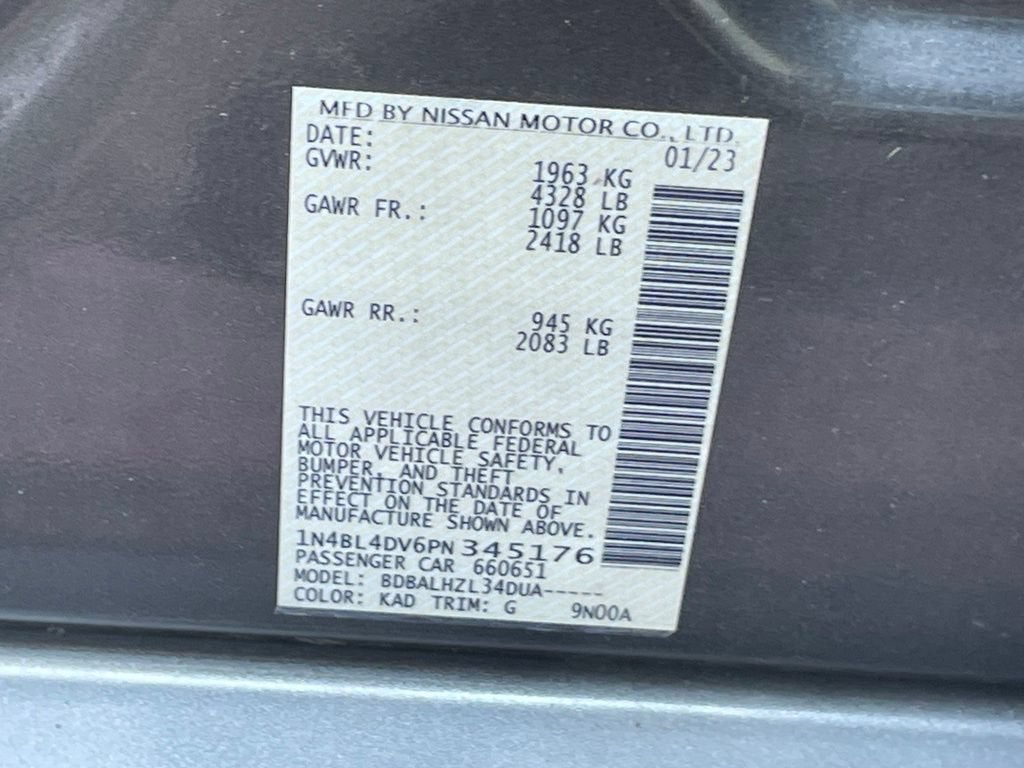 2023 Nissan Altima 2.5 SV