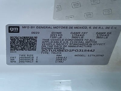 2023 GMC Sierra 1500 SLE