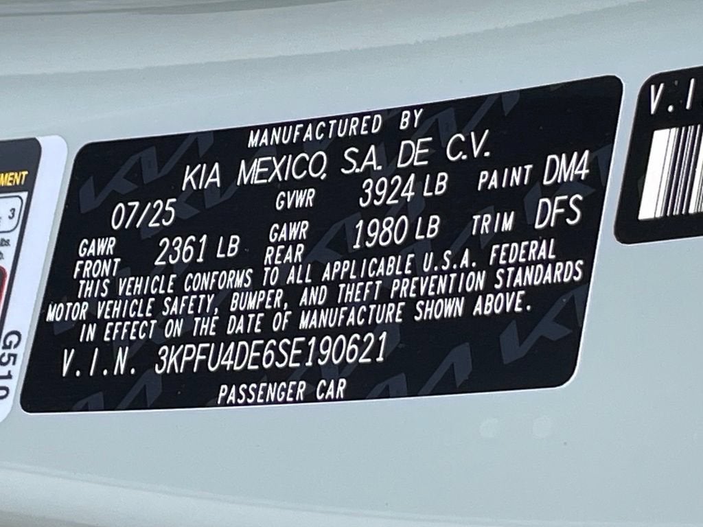 2025 Kia K4 EX
