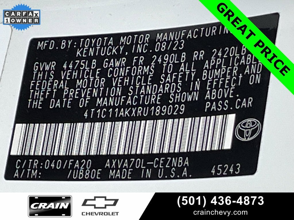 2024 Toyota Camry LE