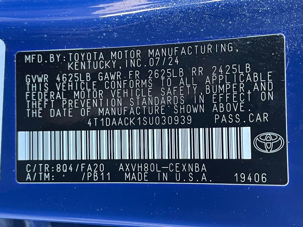 2025 Toyota Camry LE