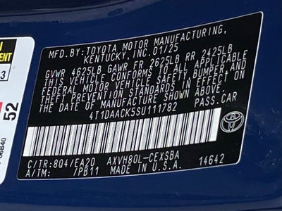 2025 Toyota Camry LE