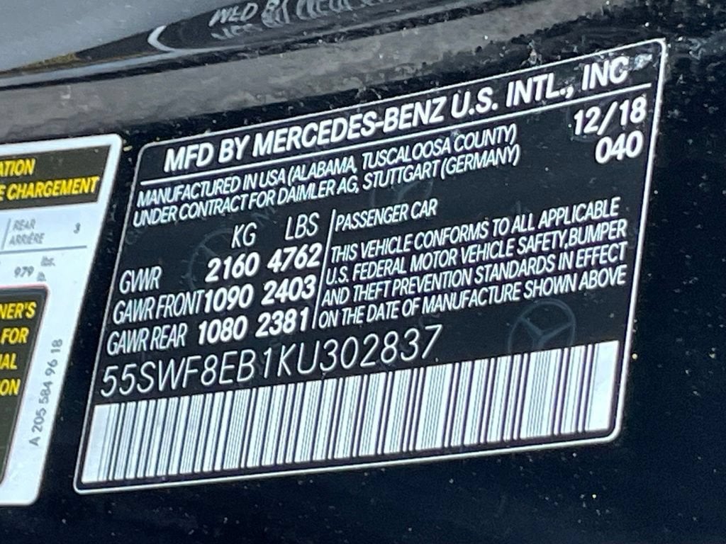 2019 Mercedes-Benz C-Class C 300