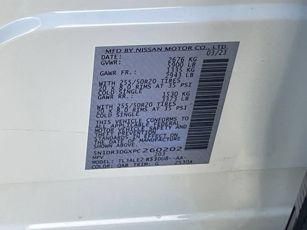 2023 Nissan Pathfinder Platinum