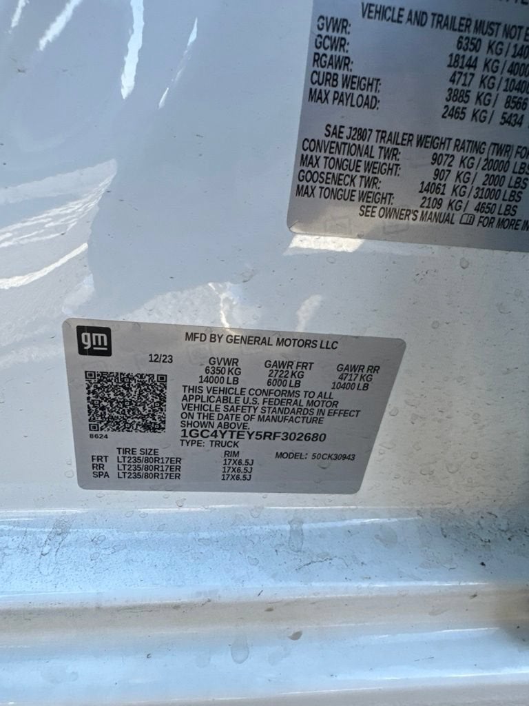 2024 Chevrolet Silverado 3500 HD LT DRW