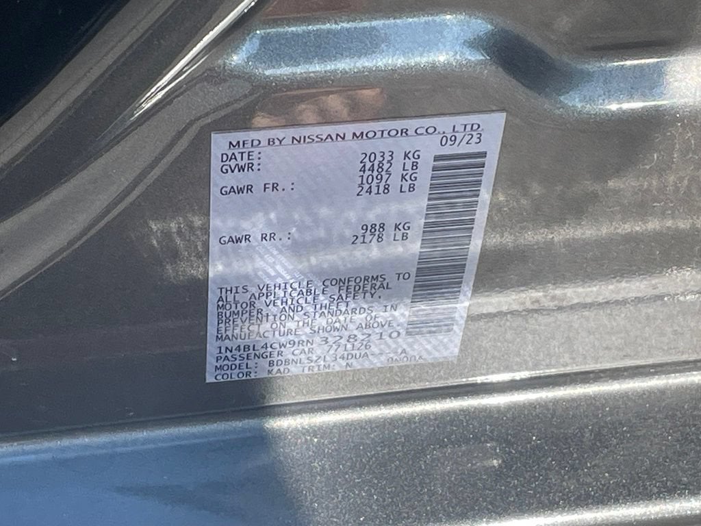 2024 Nissan Altima 2.5 SR
