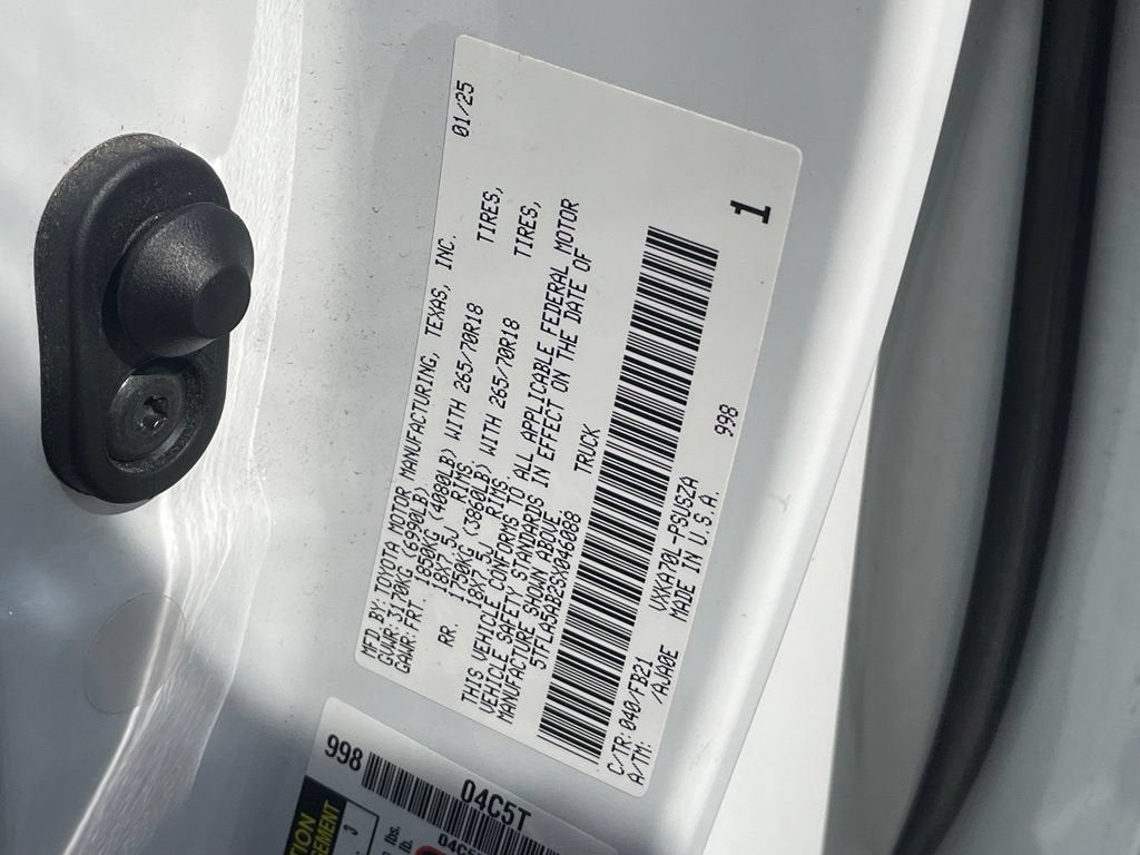 2025 Toyota Tundra 2WD SR