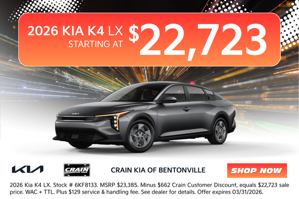 Browse Kia K4 Inventory