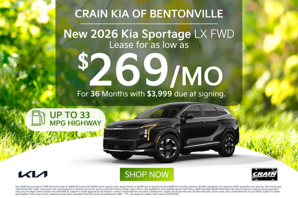 Browse Sportage Inventory in Bentonville, AR.