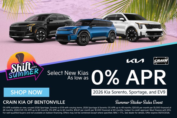 Browse Qualifying Kia Inventory in Bentonville