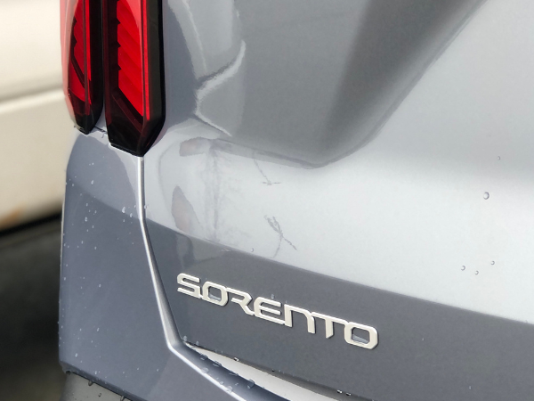 Kia Sorento Badge at Crain Kia of Bentonville