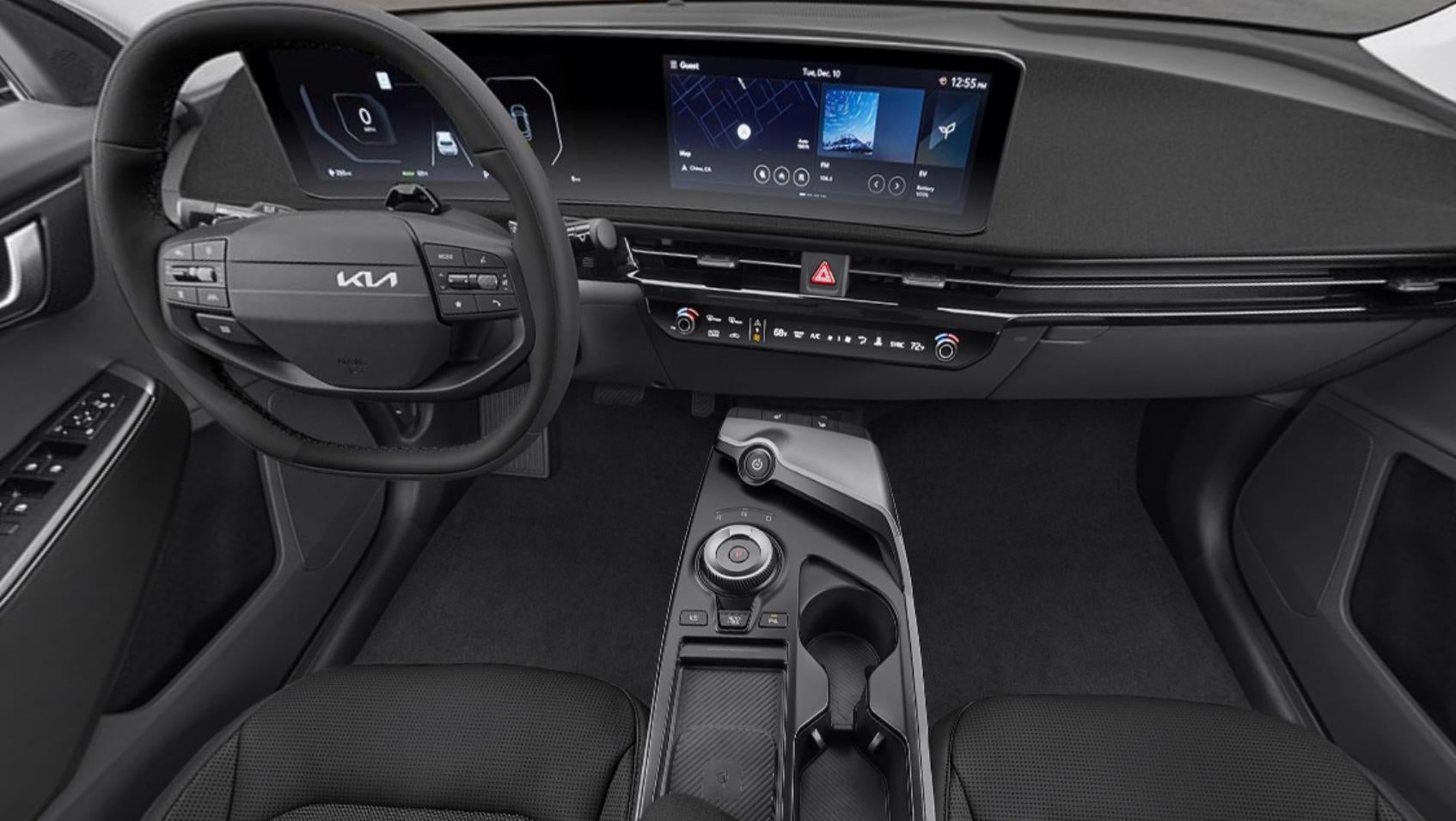 2026 Kia EV6 interior at Crain Kia of Bentonville