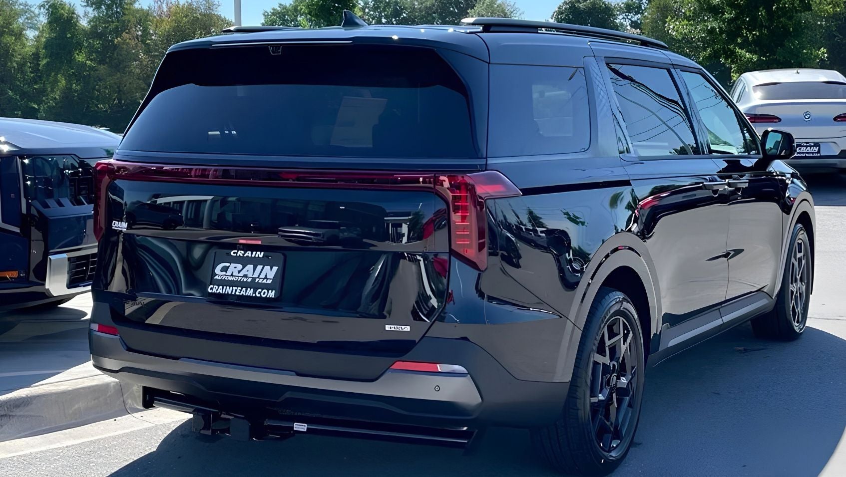2027 Kia Carnival Hybrid rear at Crain Kia of Bentonville